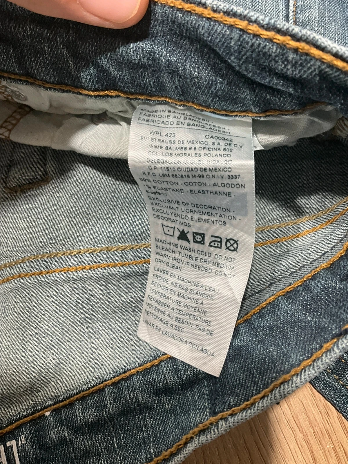 Jean Levi's  Straight W34 L30 Vintage Bleu Délavé Lvh 168 – photo 10